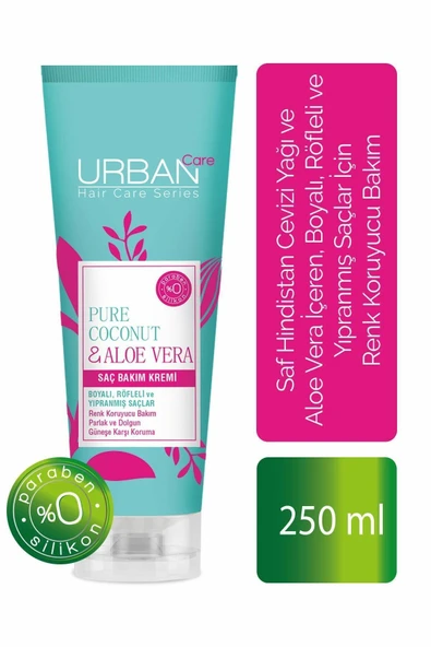 Urban Care Saç Bakım Kremi Coconut & Aloe Vera 250 Ml ürün görseli 1