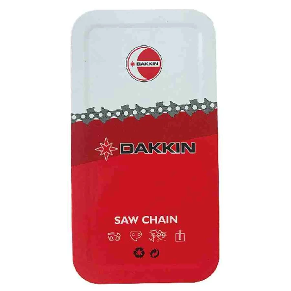 DAKKIN 91VXL 31diş 62a 3/8P" 91 1.3mm .050" Yarım Köşeli Kesik Kutu Zincir ürün görseli