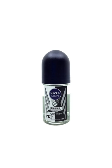 Nıvea Mini Roll On Black Whıte Invısıble Bay 25 Ml - 1