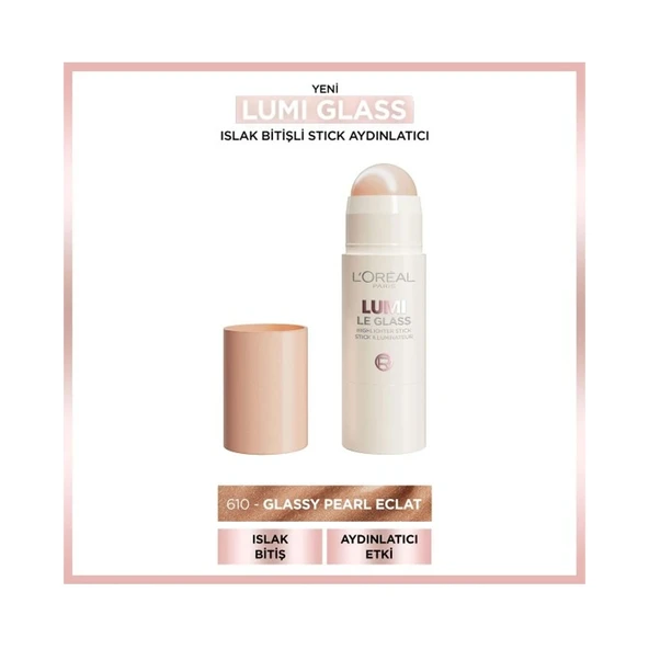 Loreal Parıs Lumı Le Glass Hıghlıghter Stıck Aydınlatıcı 610 Glassy Pearl Eclat