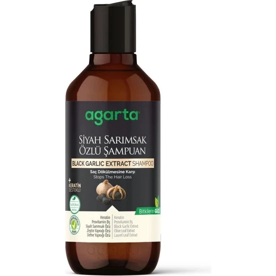 Agarta Şampuan Siyah Sarımsak Özlü Saç Dökülmesine Karşı 400 Ml ürün görseli 1