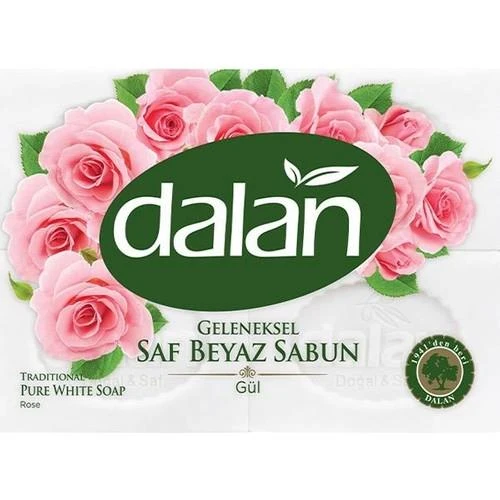 Dalan Geleneksel Saf Beyaz Sabun Gül 150x4=600 Gr ürün görseli 1