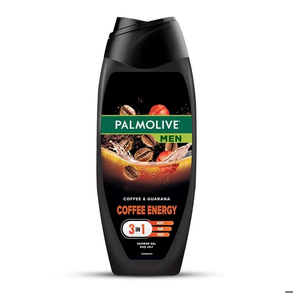 Palmolive Men Duş Jeli Coffee Energy 3 In1 500 Ml ürün görseli 1