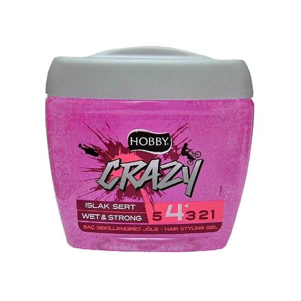 Hobby Saç Jölesi Crazy Islak Sert Görünüm 700 Ml