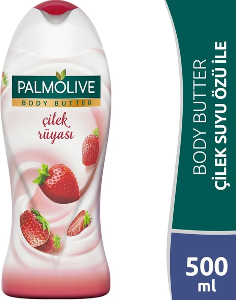 Palmolive Duş Jeli Body Butter Çilek Rüyası 500 Ml - 1