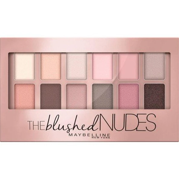 Maybellıne The Blushes Nudes Eye Shadow Palette Far Paleti 12 Li