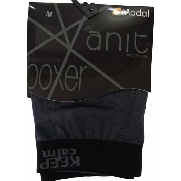 Anıt 1266 Modal Erkek Boxer Siyah Beden XXL