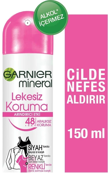 Garnıer Mineral Lekesiz Koruma Deodorant 150 Ml ürün görseli