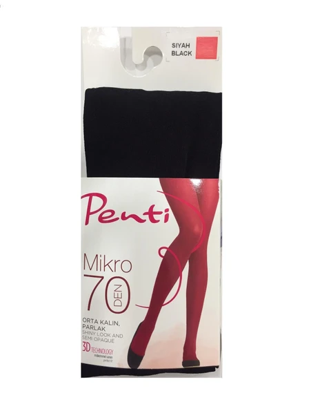 Penti Külotlu Mikro 70 Den Siyah No.4 Xl ürün görseli 1