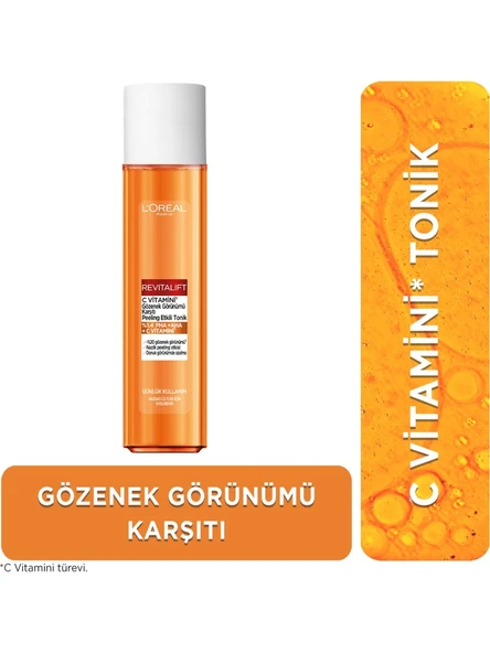 Loreal Revıtalıft Vitamin C Peeling Etkili Tonik 180 Ml