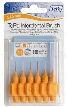 Tepe Blisterli Arayüz Fırçası 6 Lı Turuncu ürün görseli