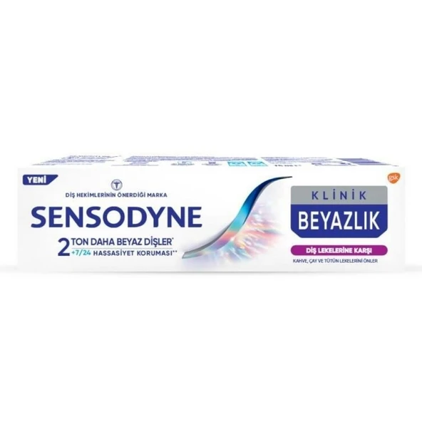 Sensodyne Clınıcal Whıte Diş Lekelerine Karşı Diş Macunu 75 Ml ürün görseli 1