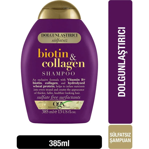 Organix Biotin Collagen Dolgunlaştırıcı Sülfatsız 385 Ml ürün görseli 1