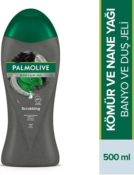 Palmolive Duş Jeli Body Mınd Kömür Ve Nane Yağlı 500 Ml ürün görseli 1