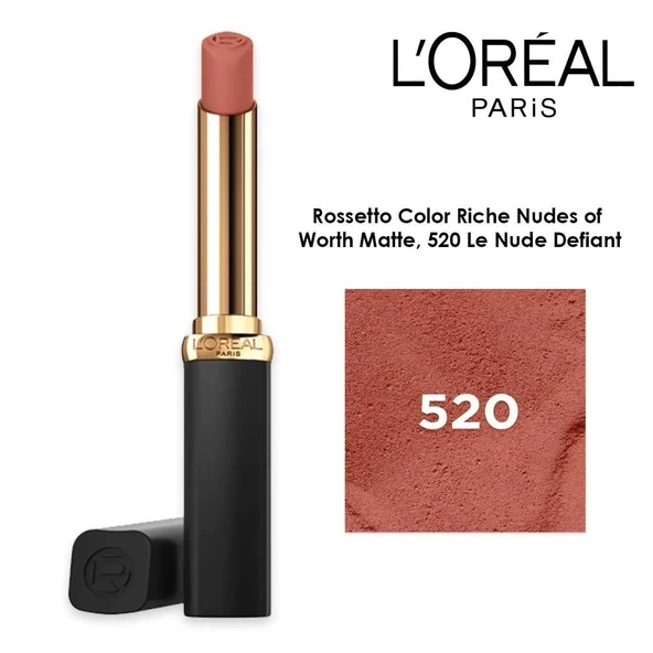 Loreal Parıs Riche Intense Volume Matte Ruj 520 Le Nude Defıant ürün görseli