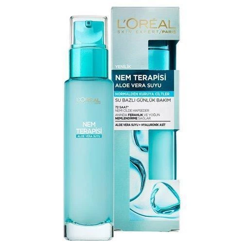 Loreal Nem Terapisi Aloe Vera Suyu Normalden Kuruya Ciltler 70 Ml