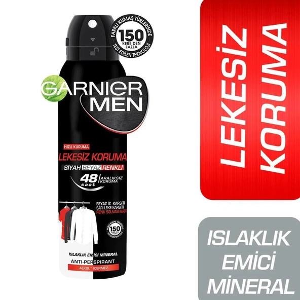Garnıer Men Lekesiz Koruma Deodorant 150 Ml ürün görseli 1
