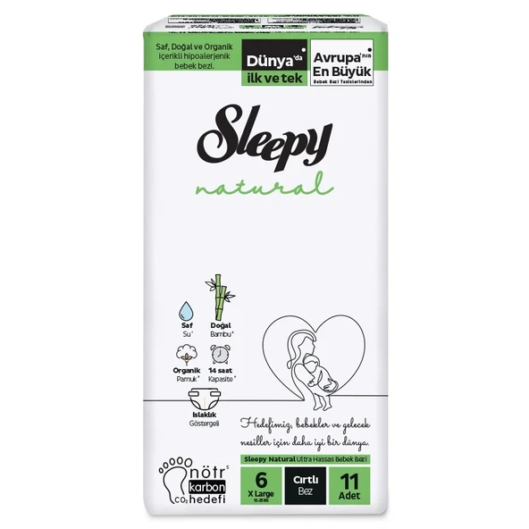 Sleepy Bebek Bezi 6 Numara 15-25 Kg Arası 11 Adet