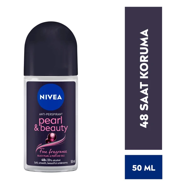 Nıvea Roll On Pearl Beauty Bayan 50 Ml Yeni - 1