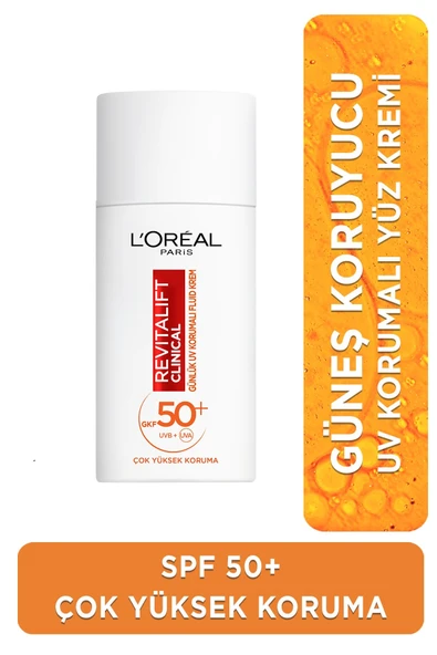 Loreal Revıtalıft Clınıcal Leke Karşıtı Güneş Koruyucu Yüz Kremi Spf 50 50 Ml