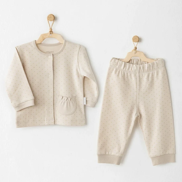 Andywawa AC26047 You Are Special 2'li Takım Beige - 1