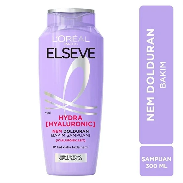 Loreal Elseve Şampuan Hydra Hyaluronıc Nem Dolduran 300 Ml ürün görseli