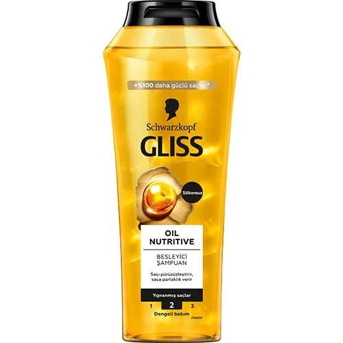 Glıss Şampuan Oıl Nutrıtıve Besleyici Yıpranmış Saçlar 500 Ml ürün görseli