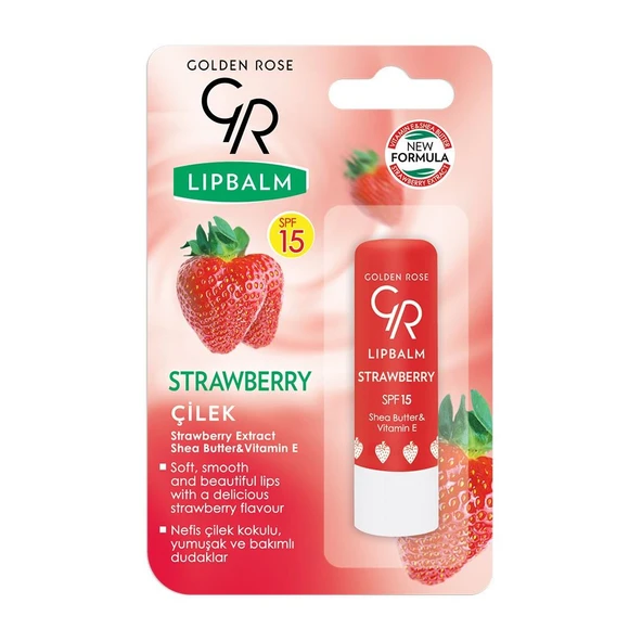 Golden Rose Lip Balm Dudak Kremi Çilek