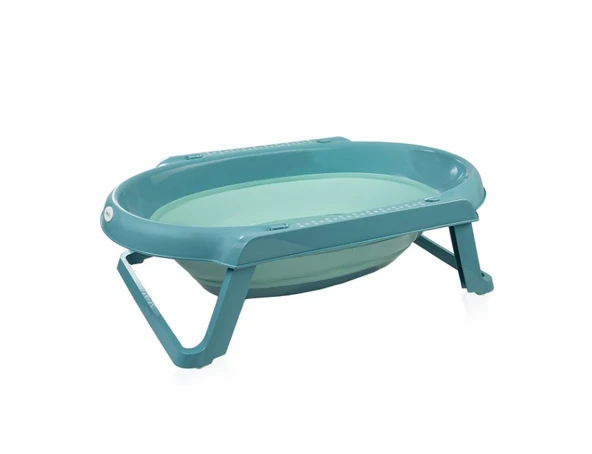 BabyJem Katlanır Banyo 5'Li Küvet Seti 596 Turkuaz - 2