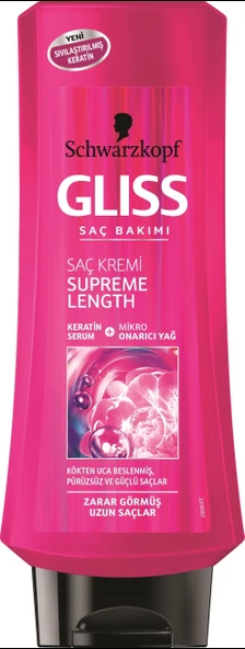 Glıss Saç Kremi Supreme Length 360 Ml ürün görseli