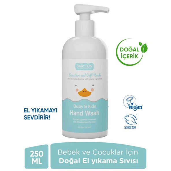 Babyton Bebek Ve Çocuklar İçin Doğal El Yıkama Sıvısı - 3