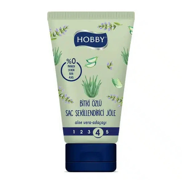 Hobby Bitki Özlü Aloe Vera Adaçayı Özlü Saç Şekillendirici Jöle 150 Ml ürün görseli