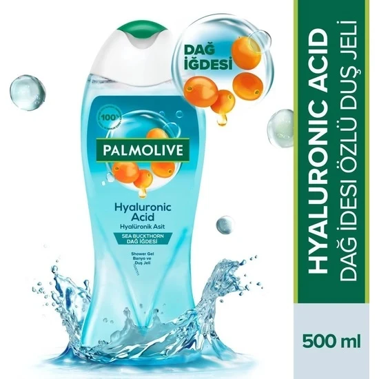 Palmolive Duş Jeli Hyaluronic Acid Dağ İğdesi 500 Ml - 1