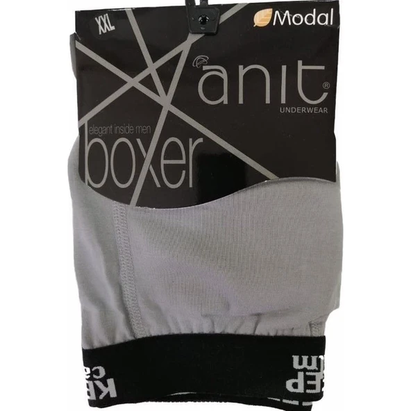 Anıt 1266 Modal Erkek Boxer Gri Beden L