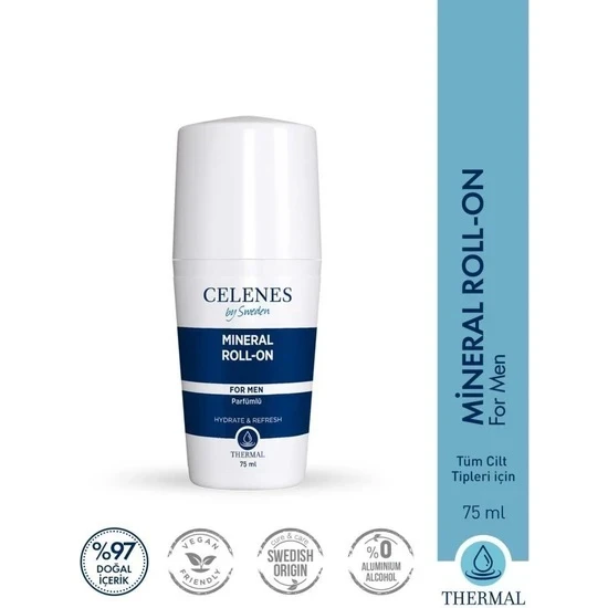 Celenes Roll On Thermal For Men Parfümlü 75 ml ürün görseli