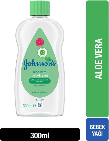Johnsons Baby Bebek Yağı Aloe Vera 300 Ml