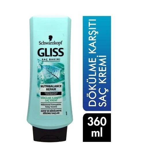 Glıss Saç Kremi Nutrıbalance Repaır Dökülme Karşıtı 360 Ml ürün görseli