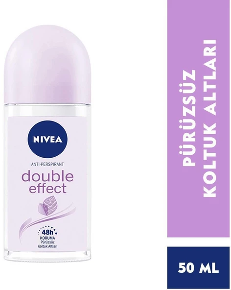 Nıvea Roll On Double Effect Bayan 50 Ml ürün görseli 1