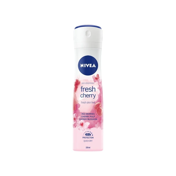 Nıvea Deodorant Fresh Cherry Bayan Sprey 150 Ml ürün görseli