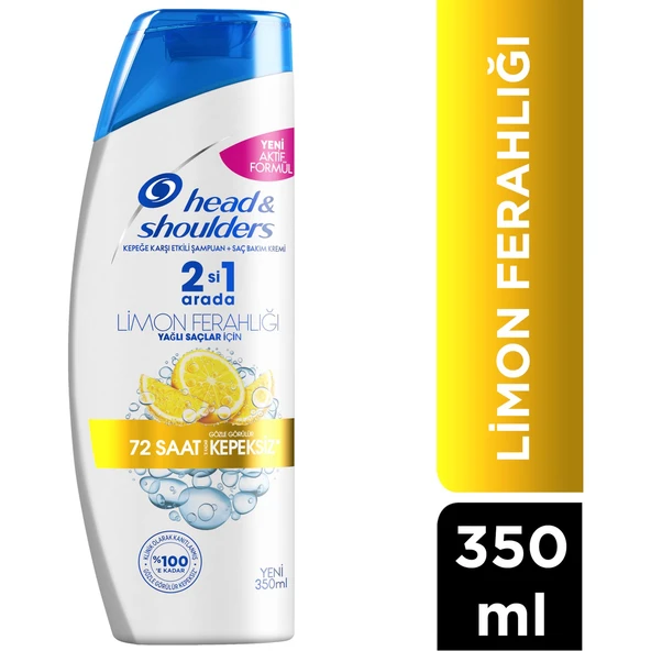 Head Shoulders Şampuan Limon Ferahlığı 2 Si 1 Arada 350 Ml ürün görseli 1