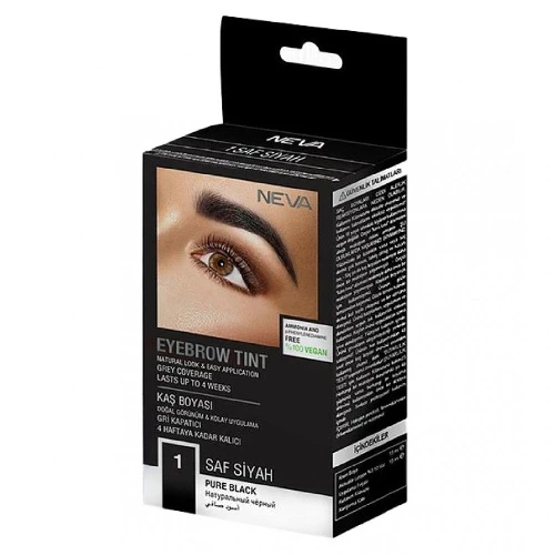 Neva Kaş Boyası Eyebrow Tınt Saf Siyah 15 Ml ürün görseli 1