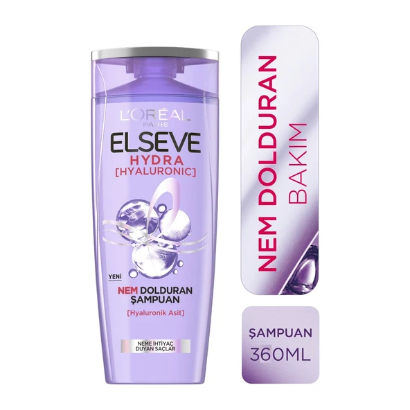 Loreal Elseve Şampuan Hydra Hyaluronıc Nem Dolduran 360 Ml ürün görseli 1