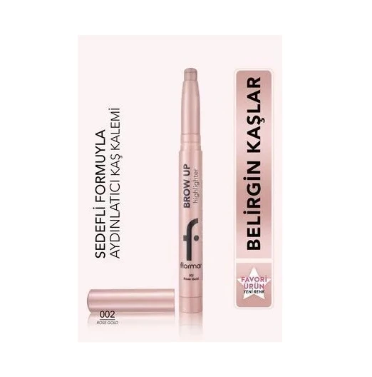 Flormar Brow Up Hıghlıghter Aydınlatıcı Kalem 002 Rose Gold
