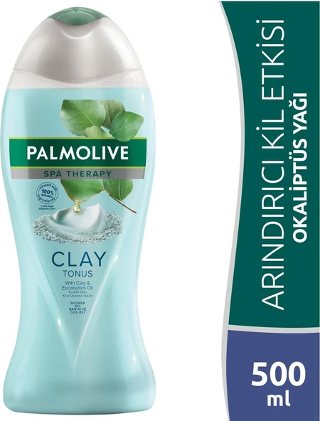 Palmolive Duş Jeli Spa Therapy Clay Tonus Kil Ve Okaliptus Özü 500 Ml - 1