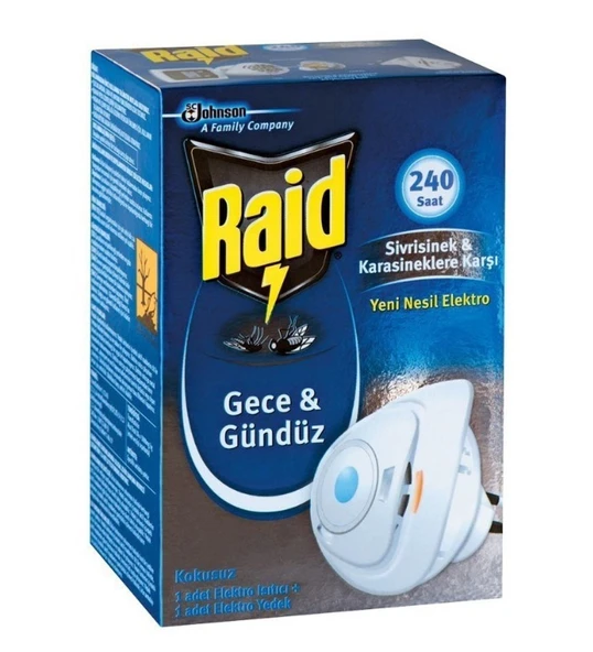 Raid Gece Gündüz Yeni Nesil Elektro Isıtıcı Cihaz Yedekli