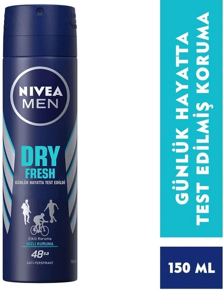 Nıvea Men Deodorant Dry Fresh Erkek Sprey 150 Ml Delist ürün görseli 1