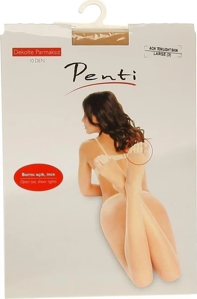 Penti Külotlu Fit 10 Den Dekolte Parmaksız 57 Ten Çorap No 1 S ürün görseli