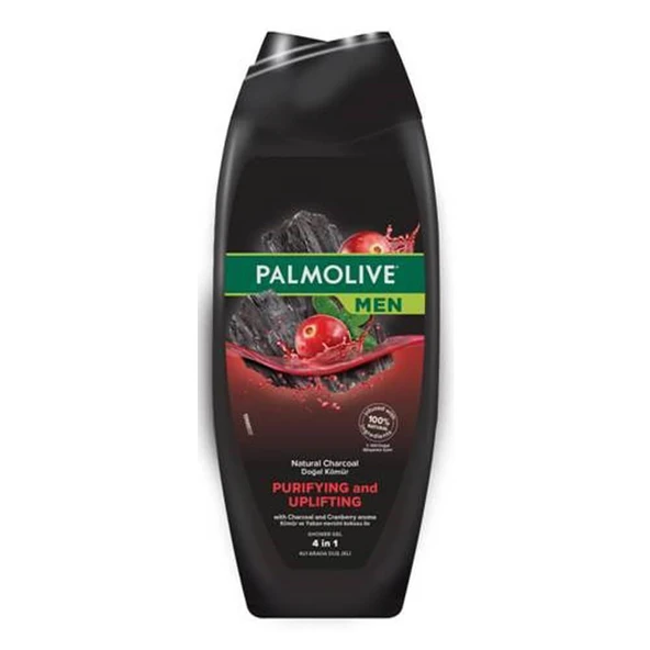 Palmolive Men Duş Jeli Purıfyıng Doğal Kömürlü 4 In1 500 Ml ürün görseli 1