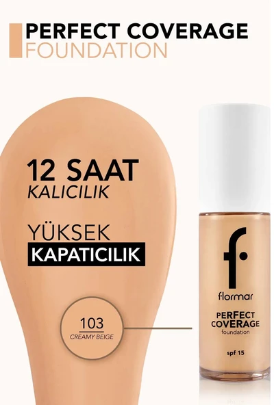 Flormar Perfect Covarage Fondeten No.103 Yeni ürün görseli