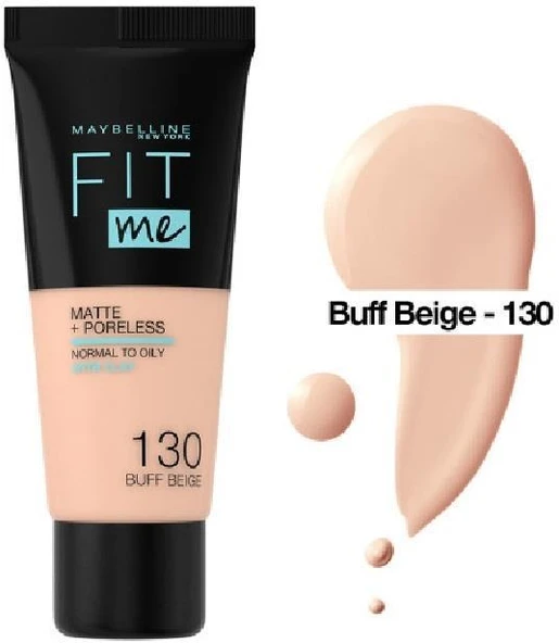 Maybellıne Fıt Me Matte Poreless Fondöten 130 Buff Beıge